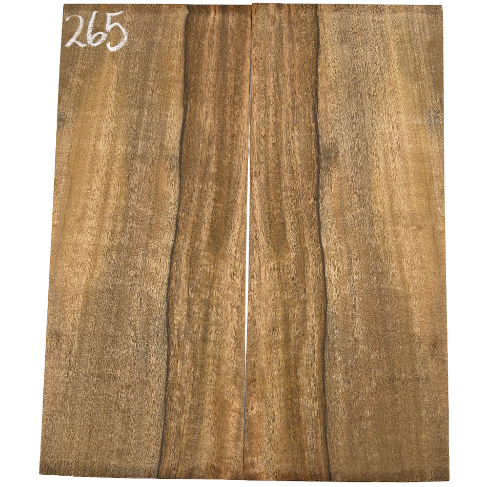 Flame Chocolate Mango Dreadnought Guitar Back Set #265