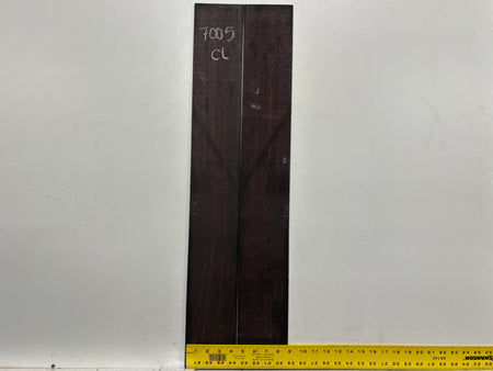 Dark Grain East Indian Rosewood Classical Guitar Back & Side Set #7005 - Exotic Wood Zone