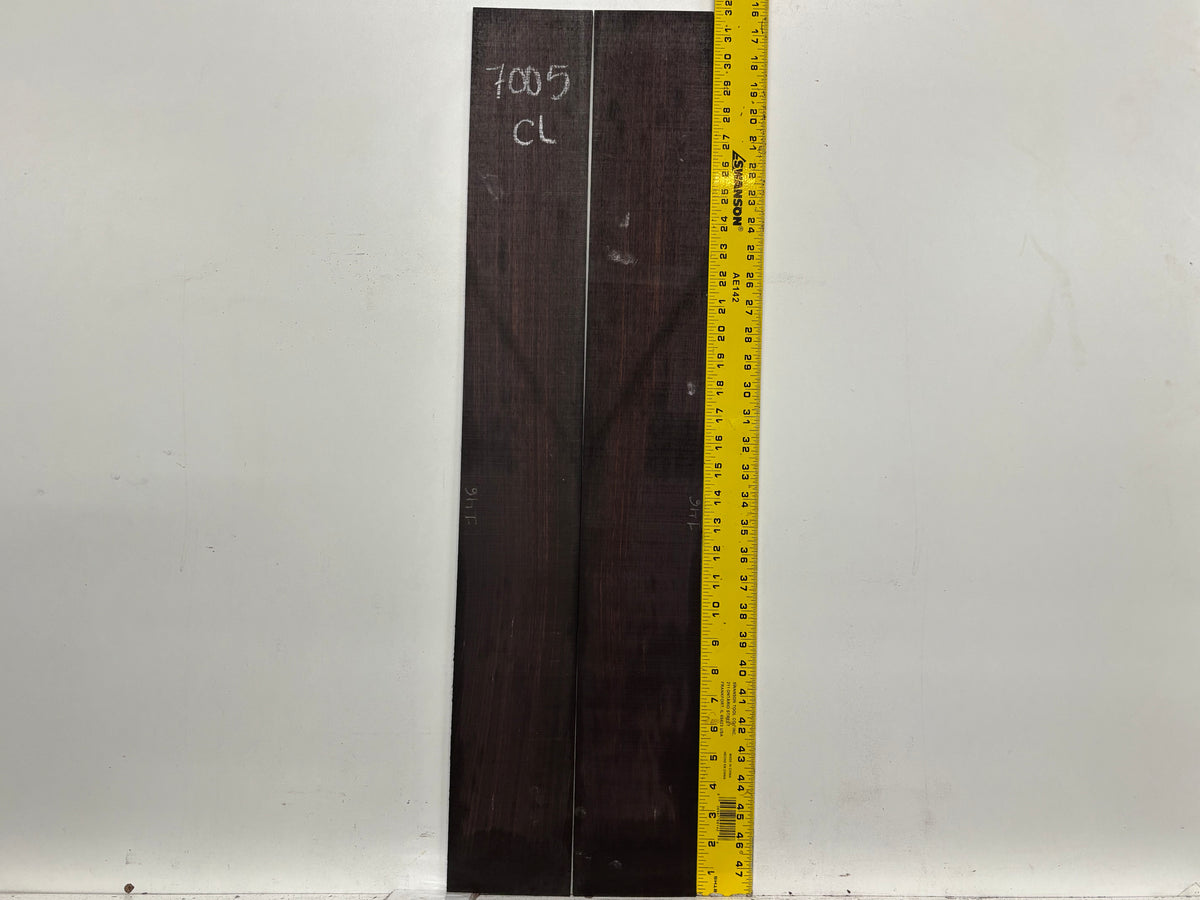 Dark Grain East Indian Rosewood Classical Guitar Back & Side Set #7005 - Exotic Wood Zone