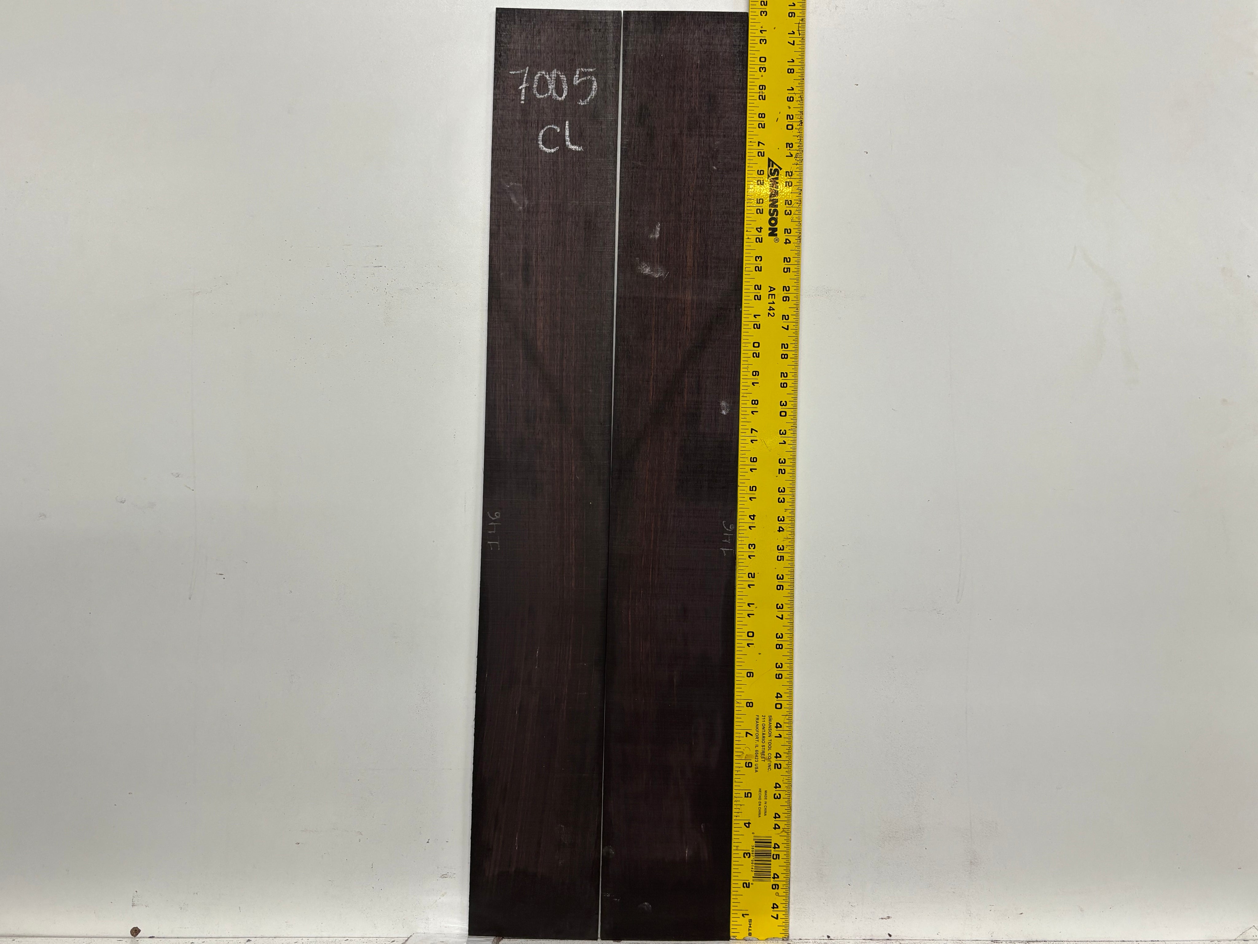 Dark Grain East Indian Rosewood Classical Guitar Back & Side Set #7005 - Exotic Wood Zone