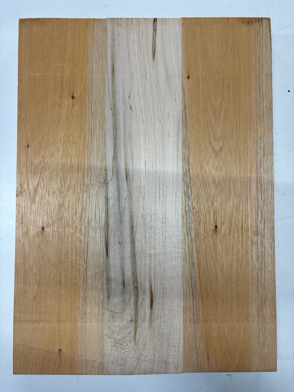 3 Pieces Glued 2 Species Spanish Cedar + Ambrosia Maple Body Blank 20" x 14-1/2" x 1-7/8" (8 lbs) #988