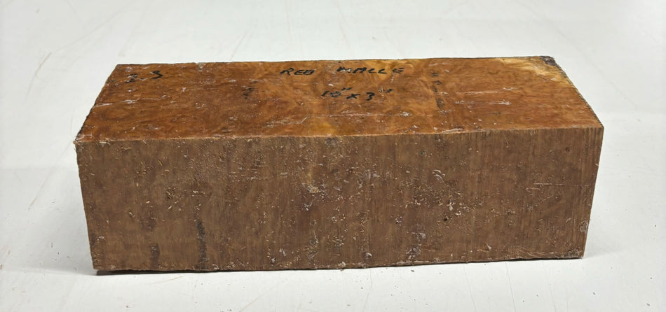 Australian Red Mallee Pepper Mill Blank 10" x 3" x 3" #606