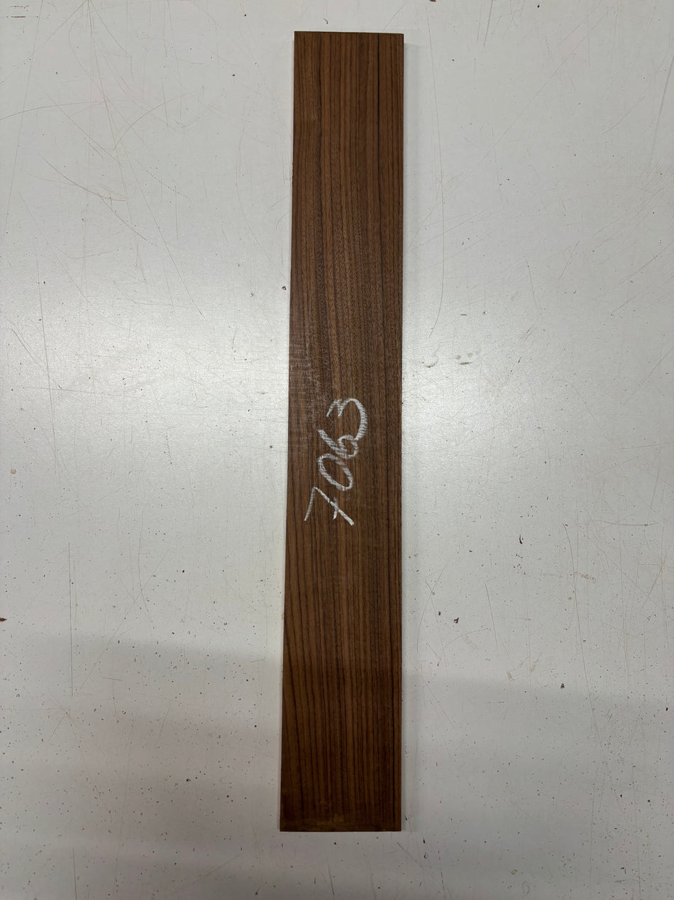 1 Piece, Santos Rosewood Fingerboard Blank 21"x3"x3/8"#7063