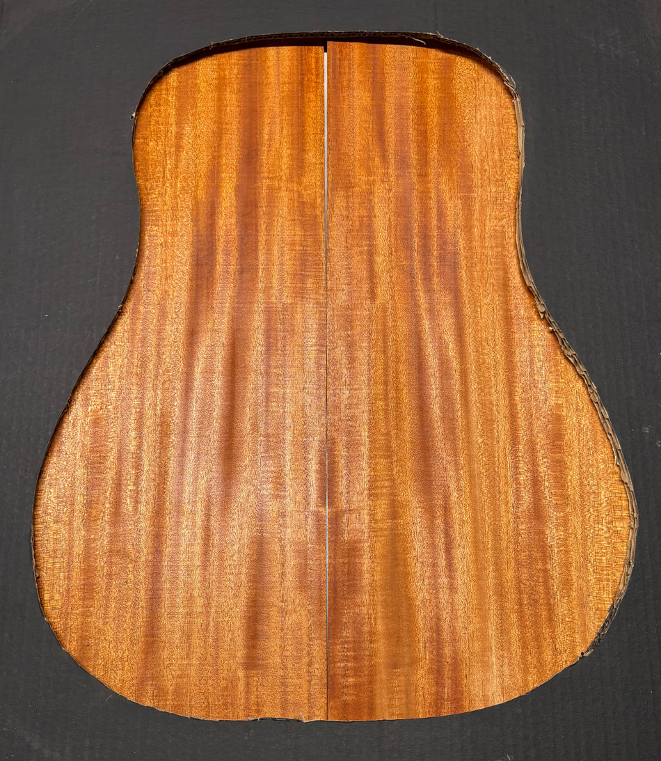 Flame Genuine Mahogany Dreadnought Guitar Back & Side Set #1029