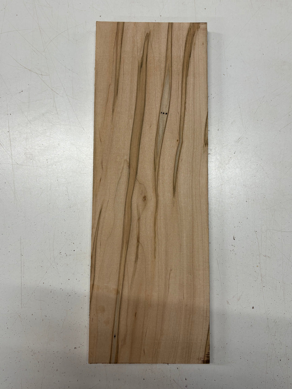1 Piece, Ambrosia Maple Thin Stock Lumber 19"x6-1/2"x3/4"#7067 - Exotic Wood Zone