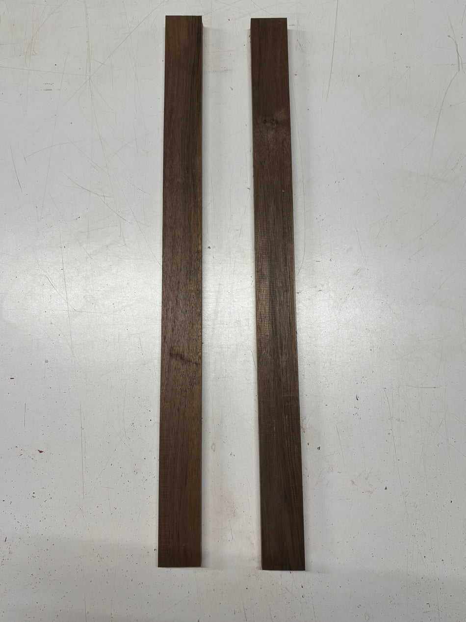 2 Pack, Nogal Thin Stock Lumber  25"x1-3/4"x3/4"#7069