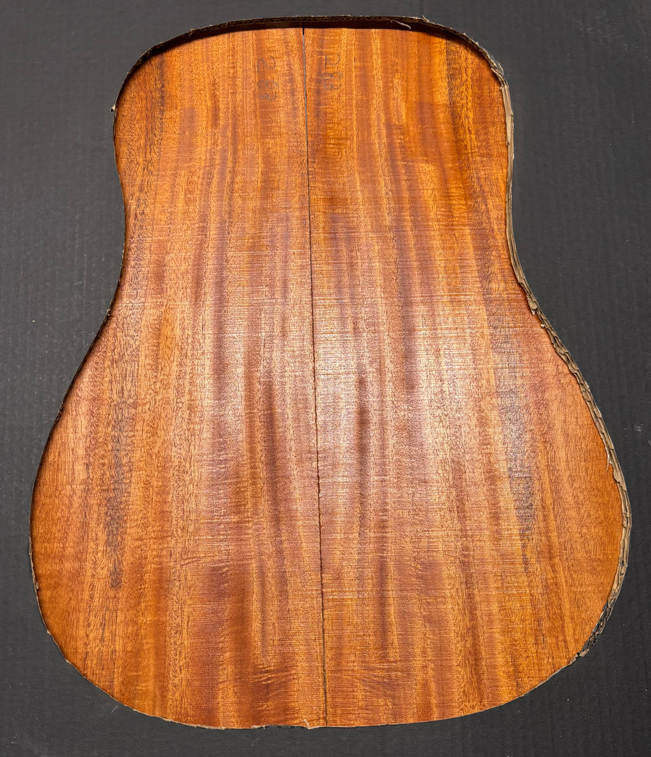 Flame Genuine Mahogany Dreadnought Guitar Back & Side Set #1034