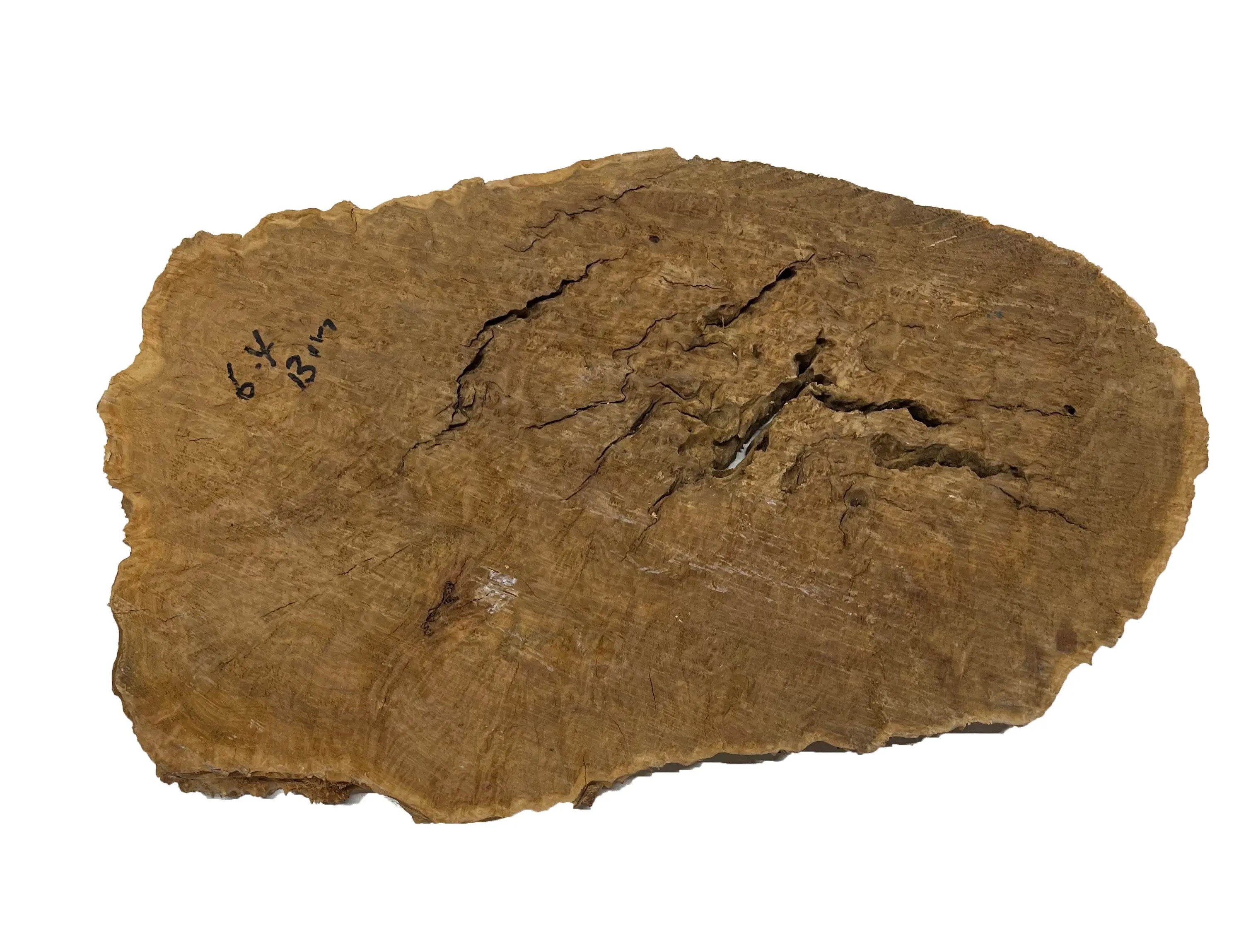 Brown Mallee Burl Cookies | 16" x 9" x 1" | 5.35 lbs | #702 - Exotic Wood Zone - Buy online Across USA 