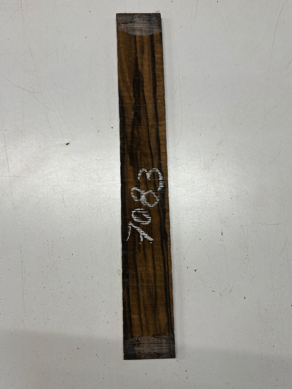 1 Piece, Palemoon Ebony Fingerboard Blank 21"x2-7/8"x3/8"#7083