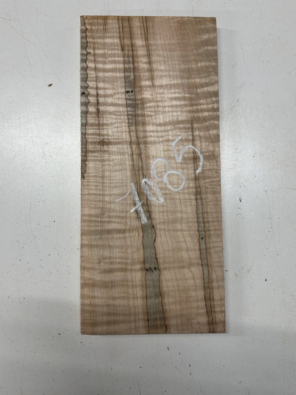 1 Piece, Flame Ambrosia Maple Thin Stock Lumber  15"x6-5/8'x3/4"#7085