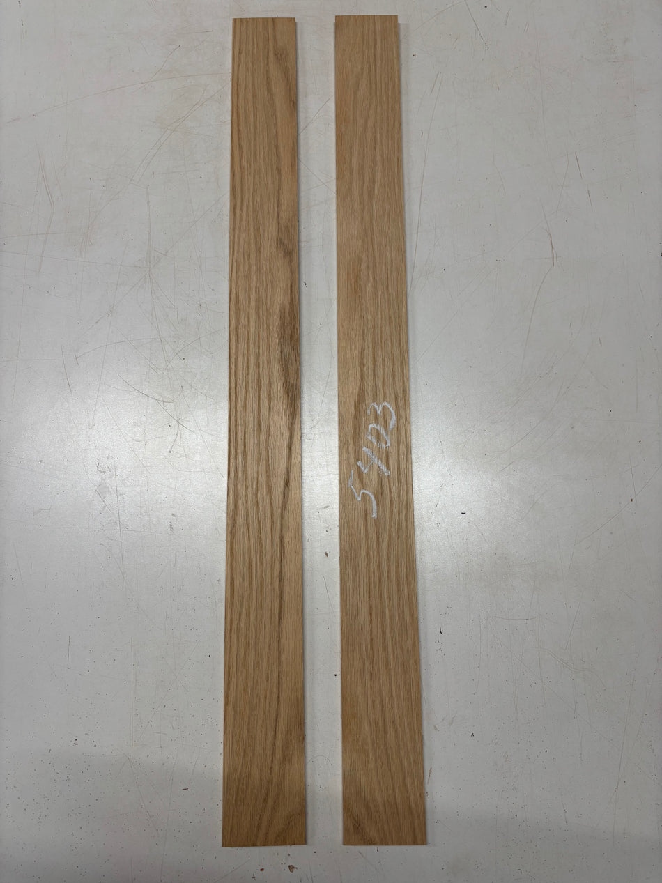 2 Pack, Red Oak Thin Stock Lumber 36"x3"x1/4" #5403