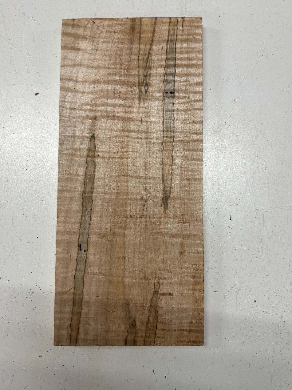 1 Piece, Flame Ambrosia Maple Thin Stock Lumber  15"x6-5/8'x3/4"#7085