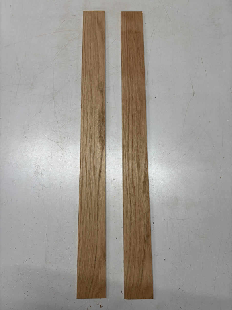 2 Pack, Red Oak Thin Stock Lumber 36"x3"x1/4" #5403
