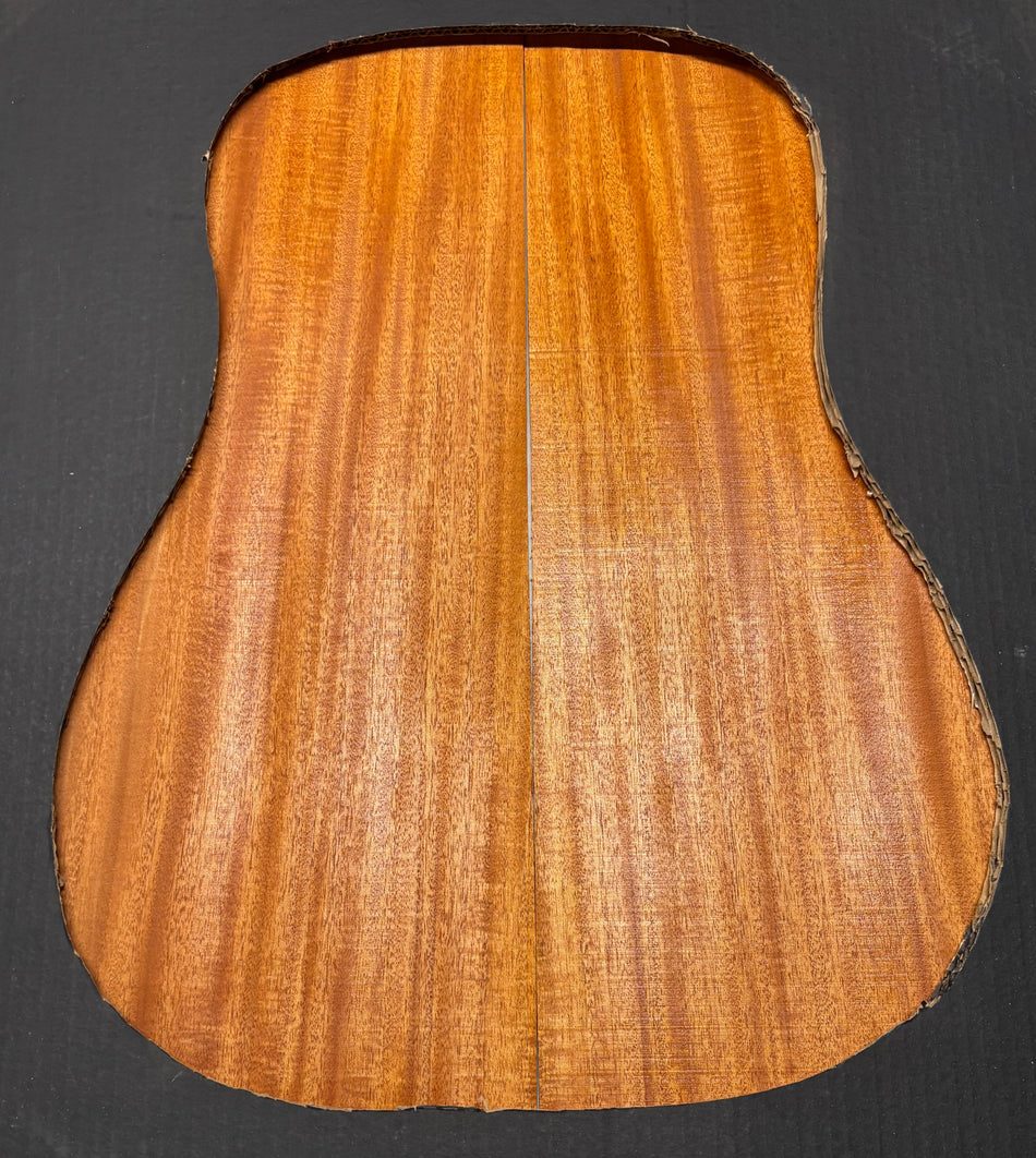 Flame Genuine Mahogany Dreadnought Guitar Back & Side Set #1042