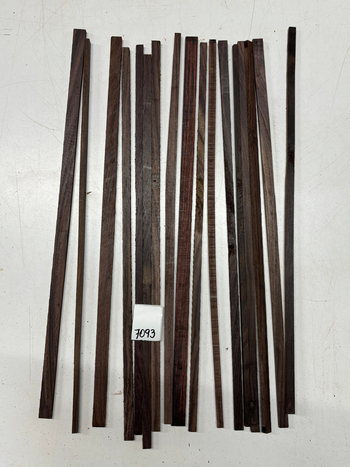 16 Piece, Indian Rosewood Stick Blanks 21"x3/8"x1/4"#7093 - Exotic Wood Zone