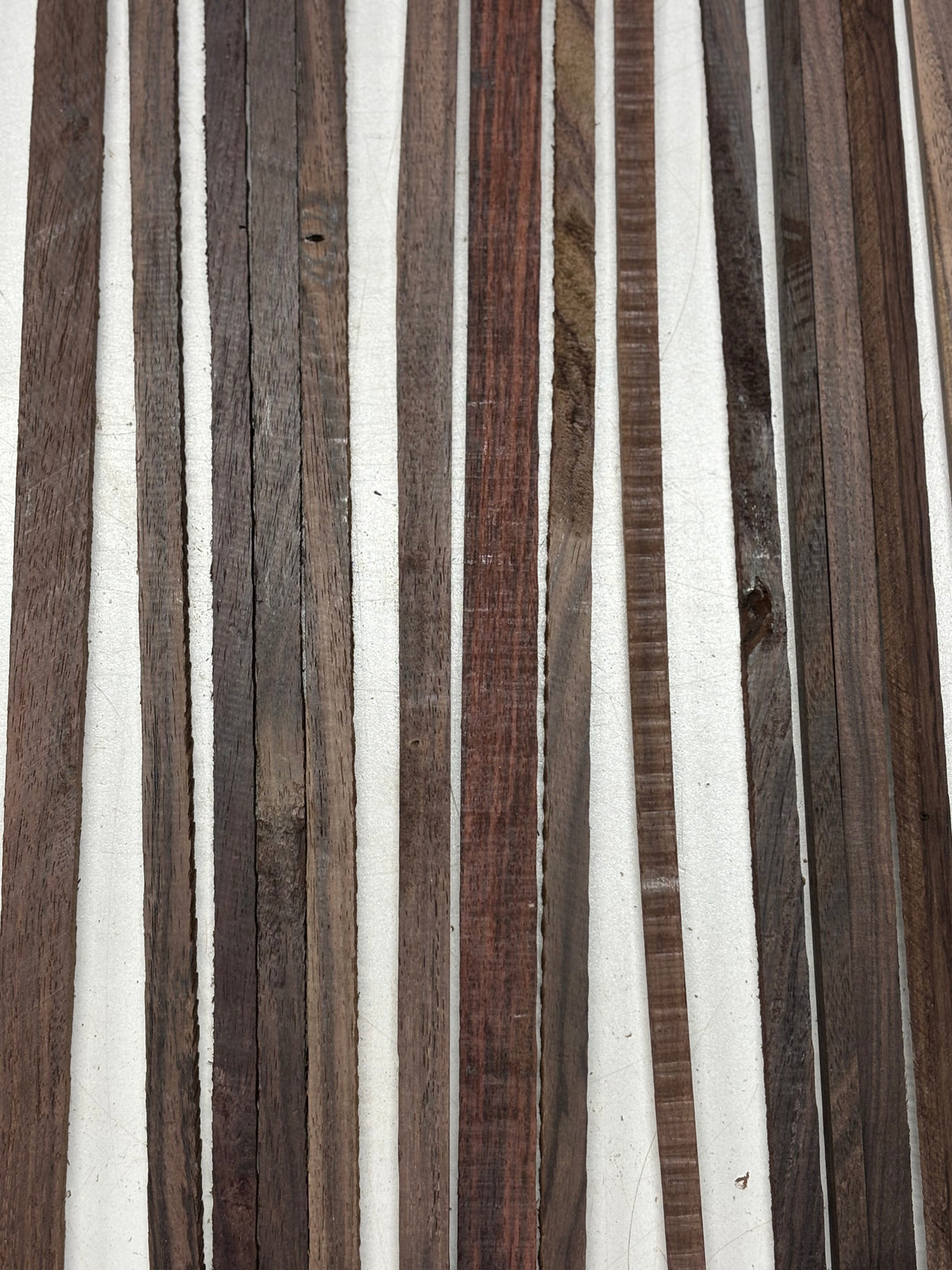 16 Piece, Indian Rosewood Stick Blanks 21"x3/8"x1/4"#7093 - Exotic Wood Zone