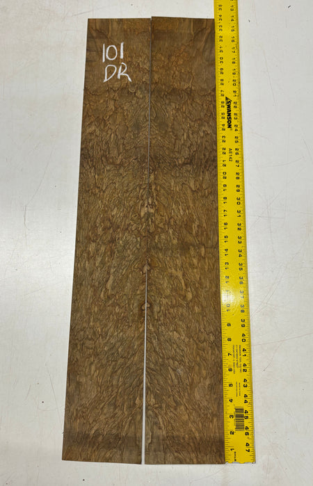 Figured Flame Mango Dreadnought Guitar Back and Side Set #101 - Exotic Wood Zone