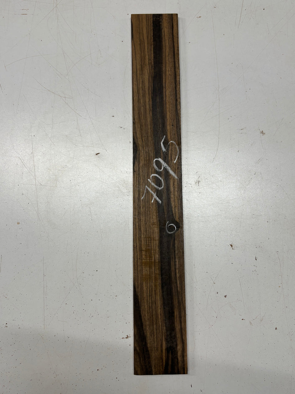 1 Piece, Palemoon Ebony Fingerboard Blank 21"x2-7/8"x1/4"#7095