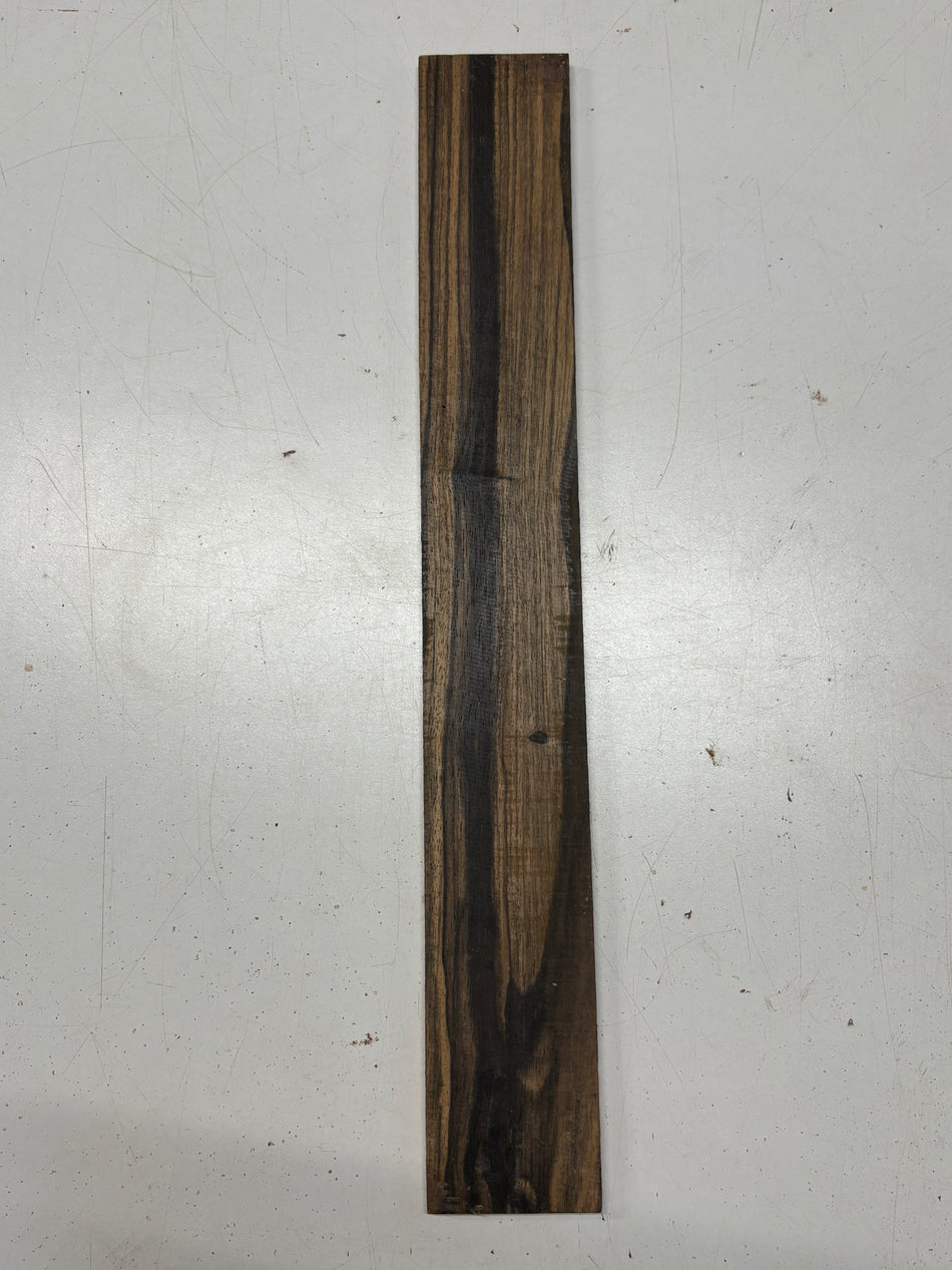 1 Piece, Palemoon Ebony Fingerboard Blank 21"x2-7/8"x1/4"#7095