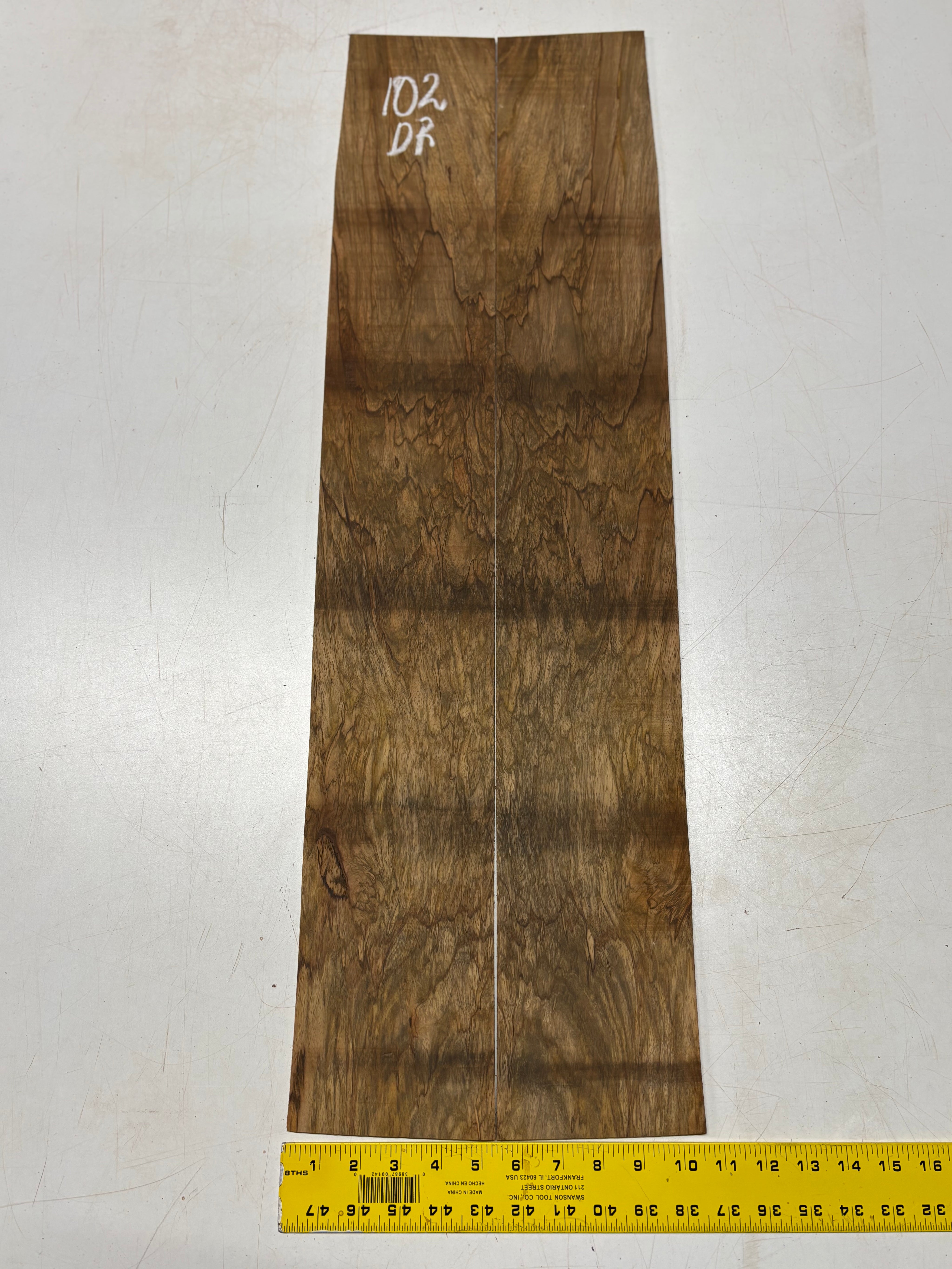 Figured Flame Mango Dreadnought Guitar Back and Side Set #102 - Exotic Wood Zone