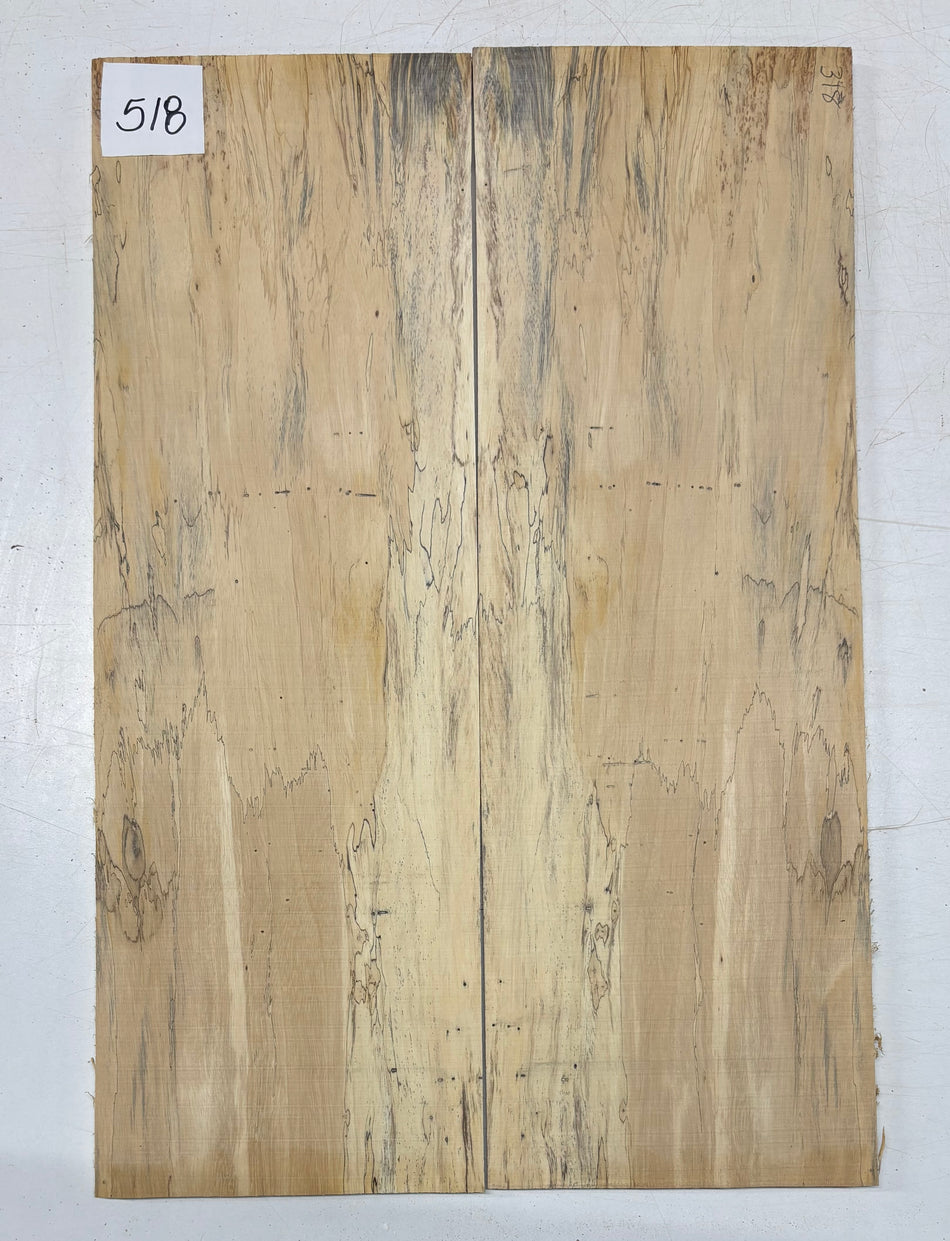 Tapas abatibles para guitarra Bocote Bookmatched 21" x 7" x 1/4"