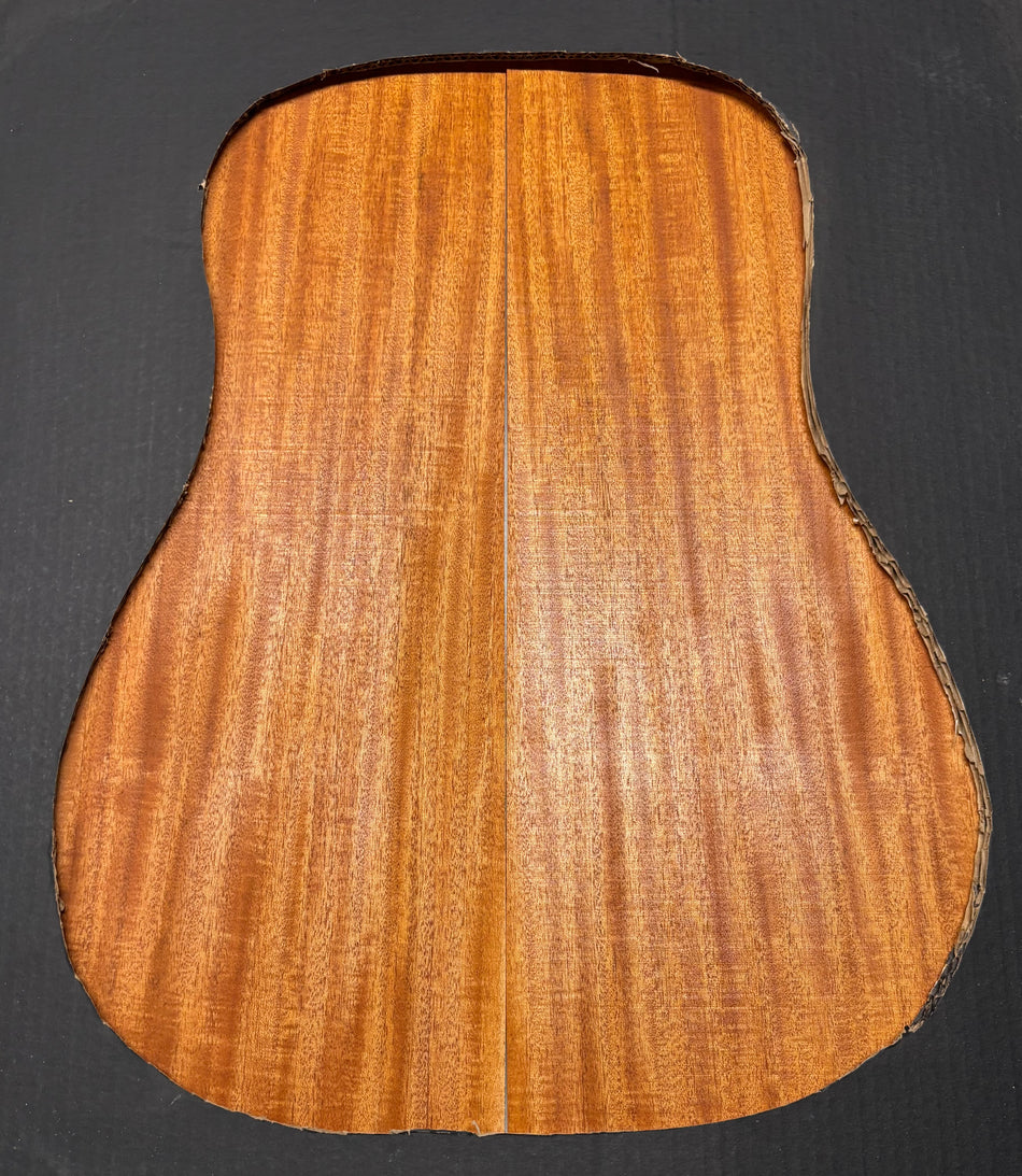 Flame Genuine Mahogany Dreadnought Guitar Back & Side Set #1044