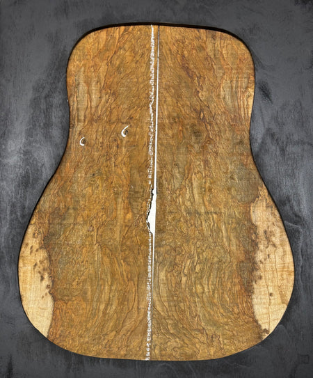 Figured Flame Mango Dreadnought Guitar Back and Side Set #104 - Exotic Wood Zone