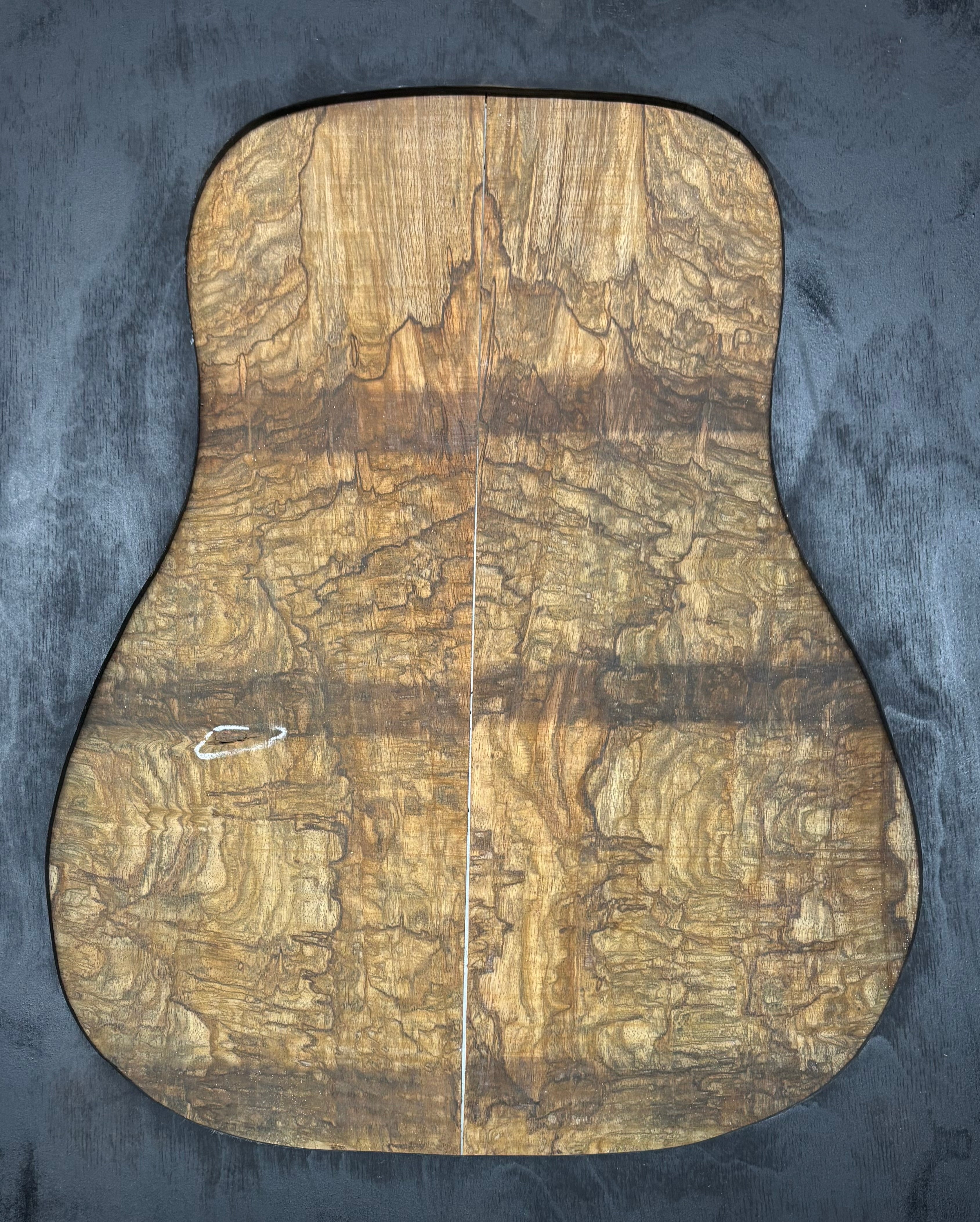 Figured Flame Mango Dreadnought Guitar Back and Side Set #106 - Exotic Wood Zone
