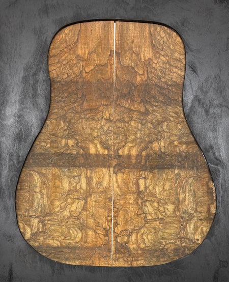 Figured Flame Mango Dreadnought Guitar Back and Side Set #107 - Exotic Wood Zone