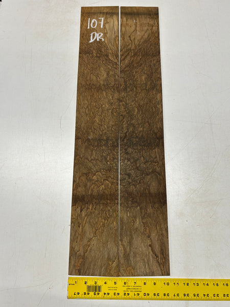 Figured Flame Mango Dreadnought Guitar Back and Side Set #107 - Exotic Wood Zone