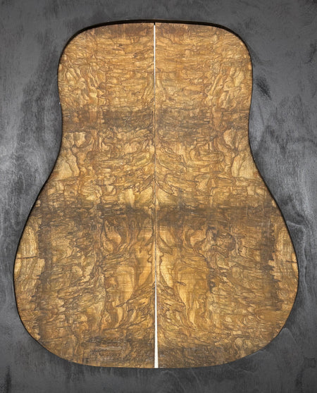Figured Flame Mango Dreadnought Guitar Back and Side Set #109 - Exotic Wood Zone