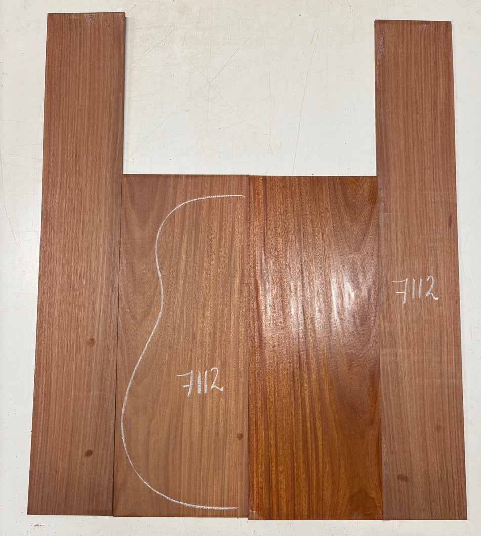 Santos Mahogany Dreadnought Back And Side Guitar Set #7112