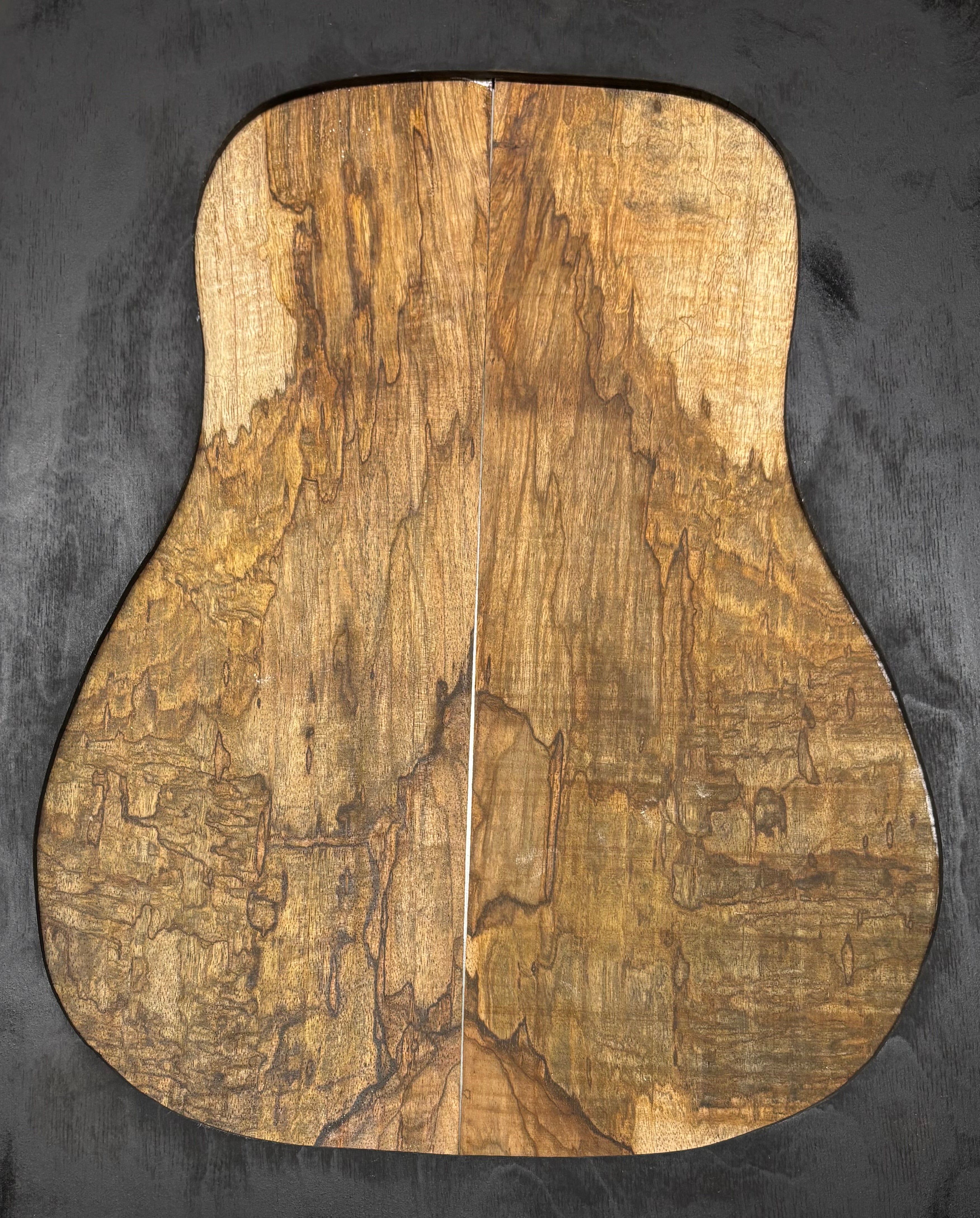 Figured Flame Mango Dreadnought Guitar Back and Side Set #111 - Exotic Wood Zone