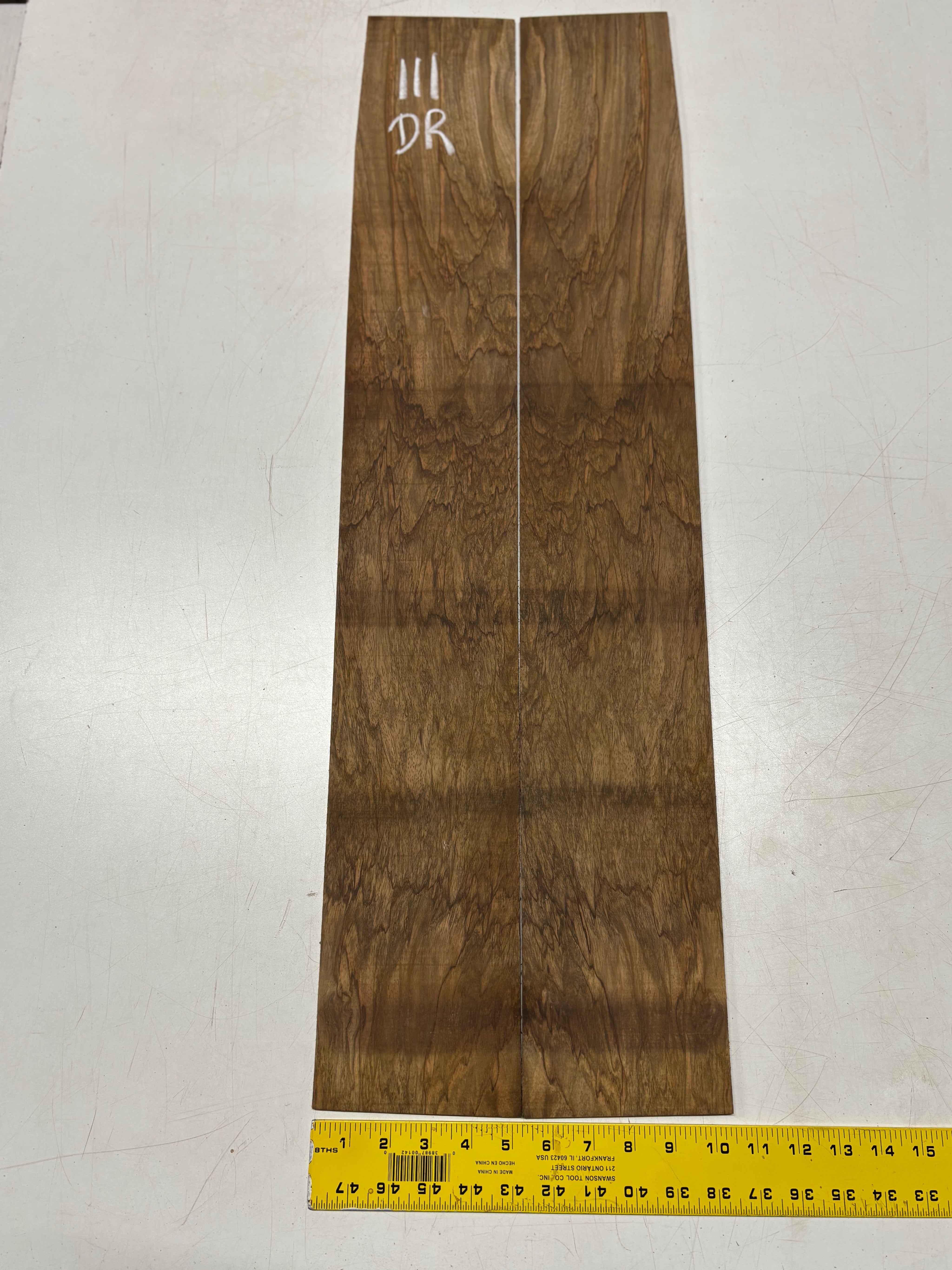 Figured Flame Mango Dreadnought Guitar Back and Side Set #111 - Exotic Wood Zone