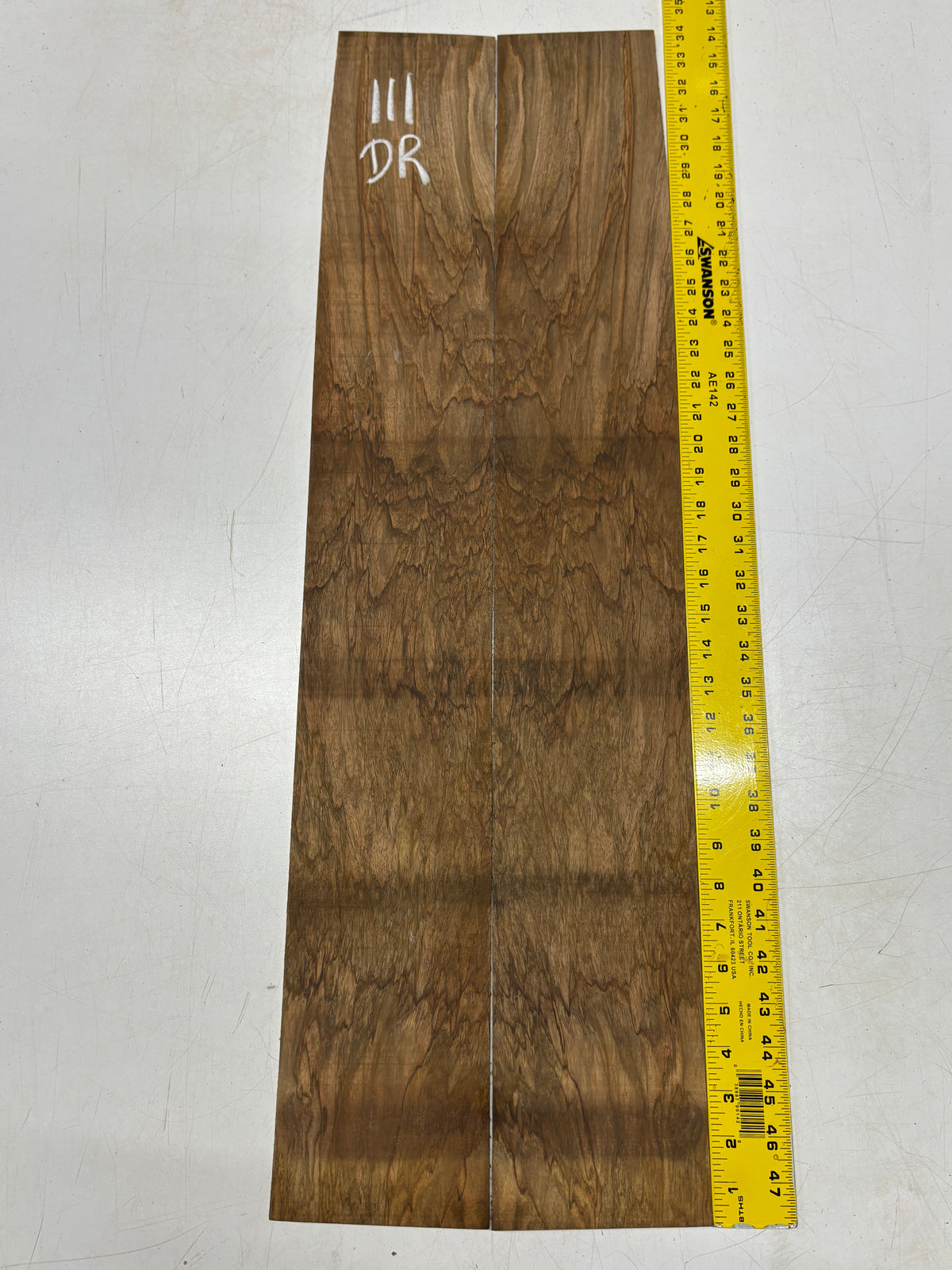 Figured Flame Mango Dreadnought Guitar Back and Side Set #111 - Exotic Wood Zone