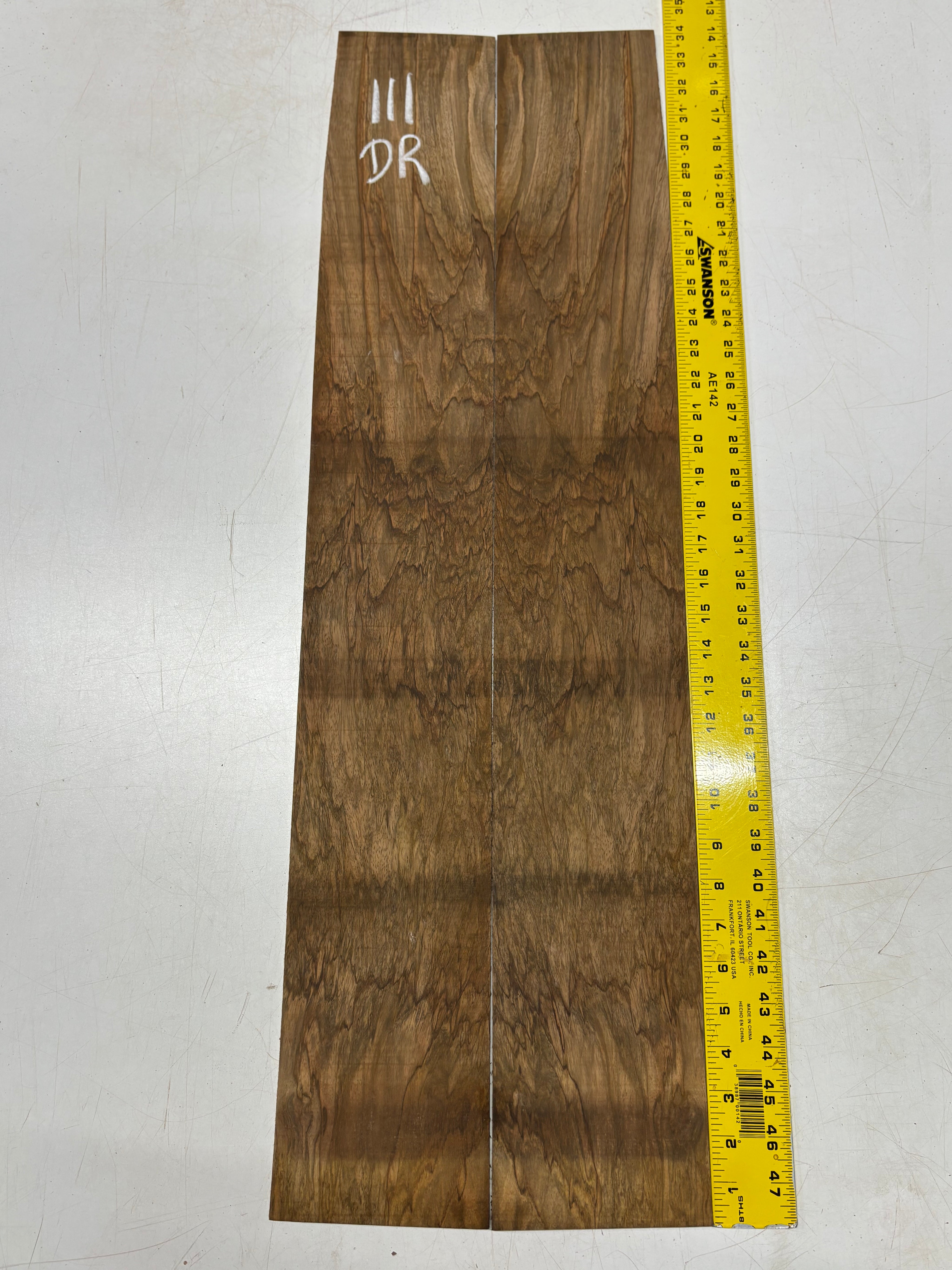 Figured Flame Mango Dreadnought Guitar Back and Side Set #111 - Exotic Wood Zone