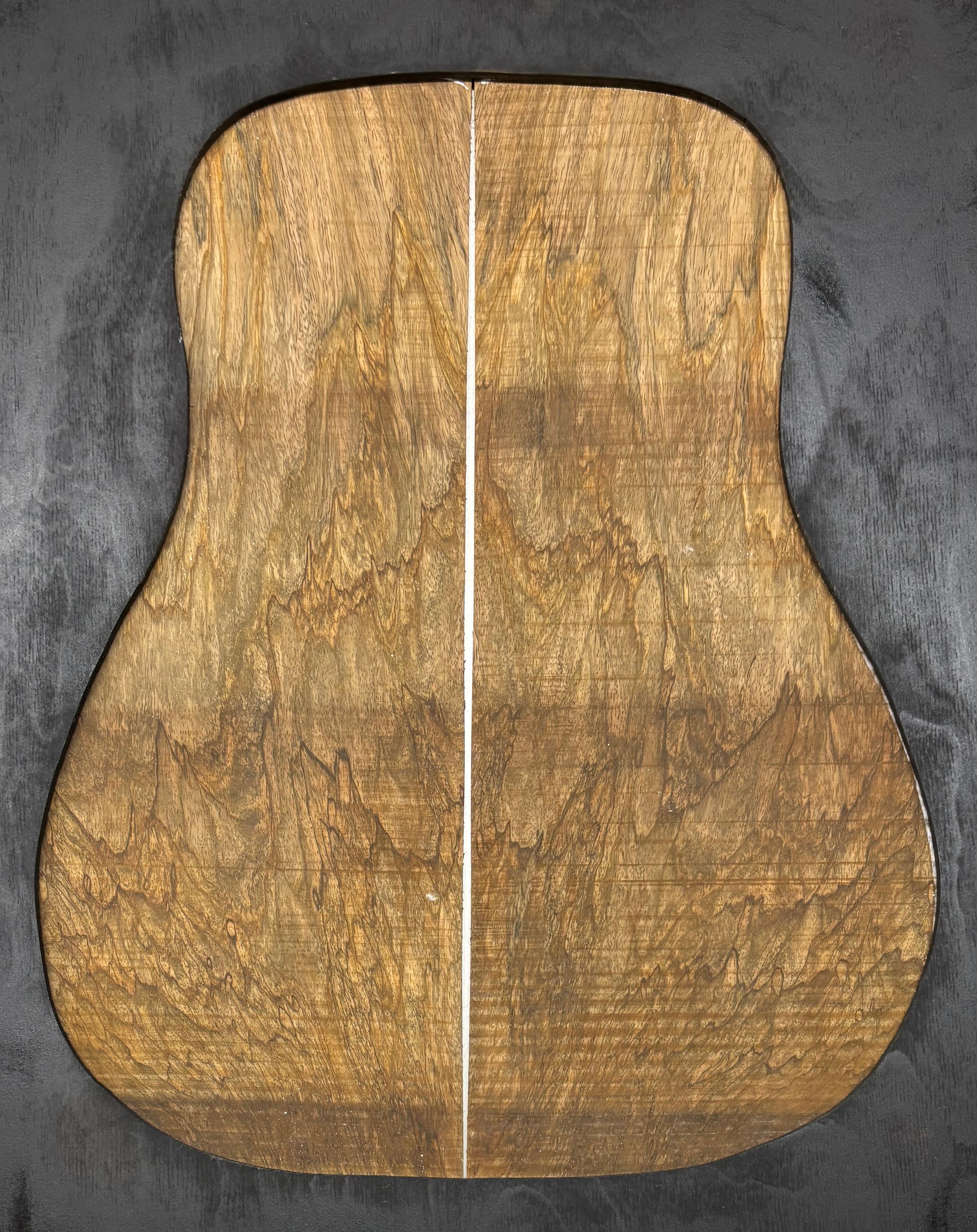 Figured Flame Mango Dreadnought Guitar Back and Side Set #112 - Exotic Wood Zone