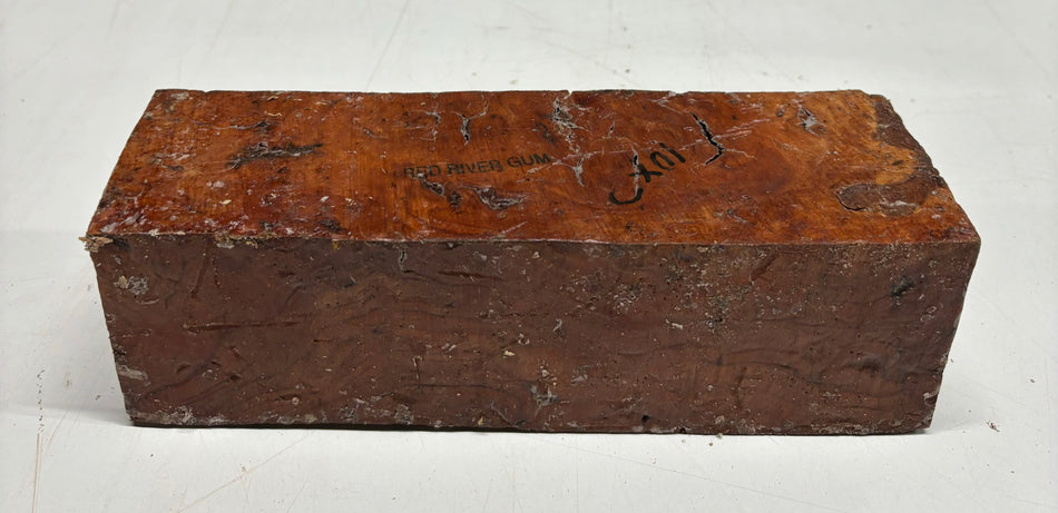 Australian Red Gum Pepper Mill Blank 10" x 3" x 3" #903