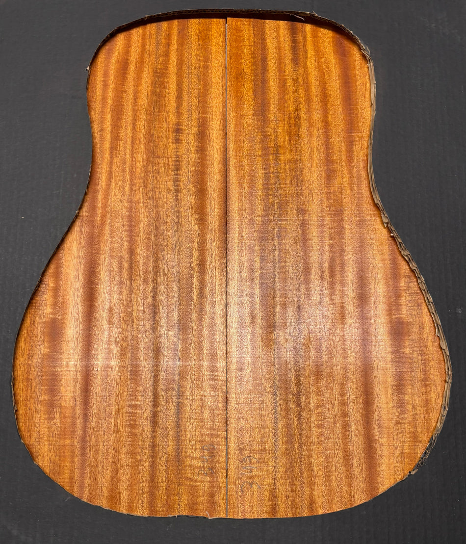 Flame Genuine Mahogany Dreadnought Guitar Back & Side Set #1055
