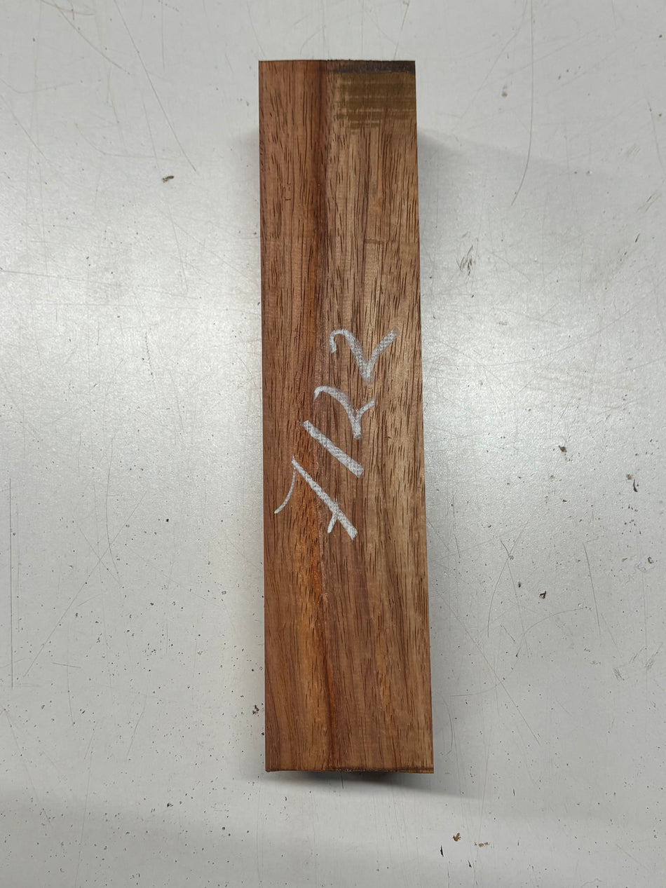 1 Piece, Padauk Pepper Mill Blank 12"x2-3/4"x2-3/4"#7122