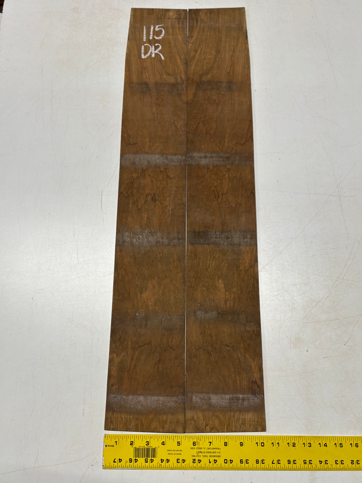 Figured Flame Mango Dreadnought Guitar Back and Side Set #115 - Exotic Wood Zone