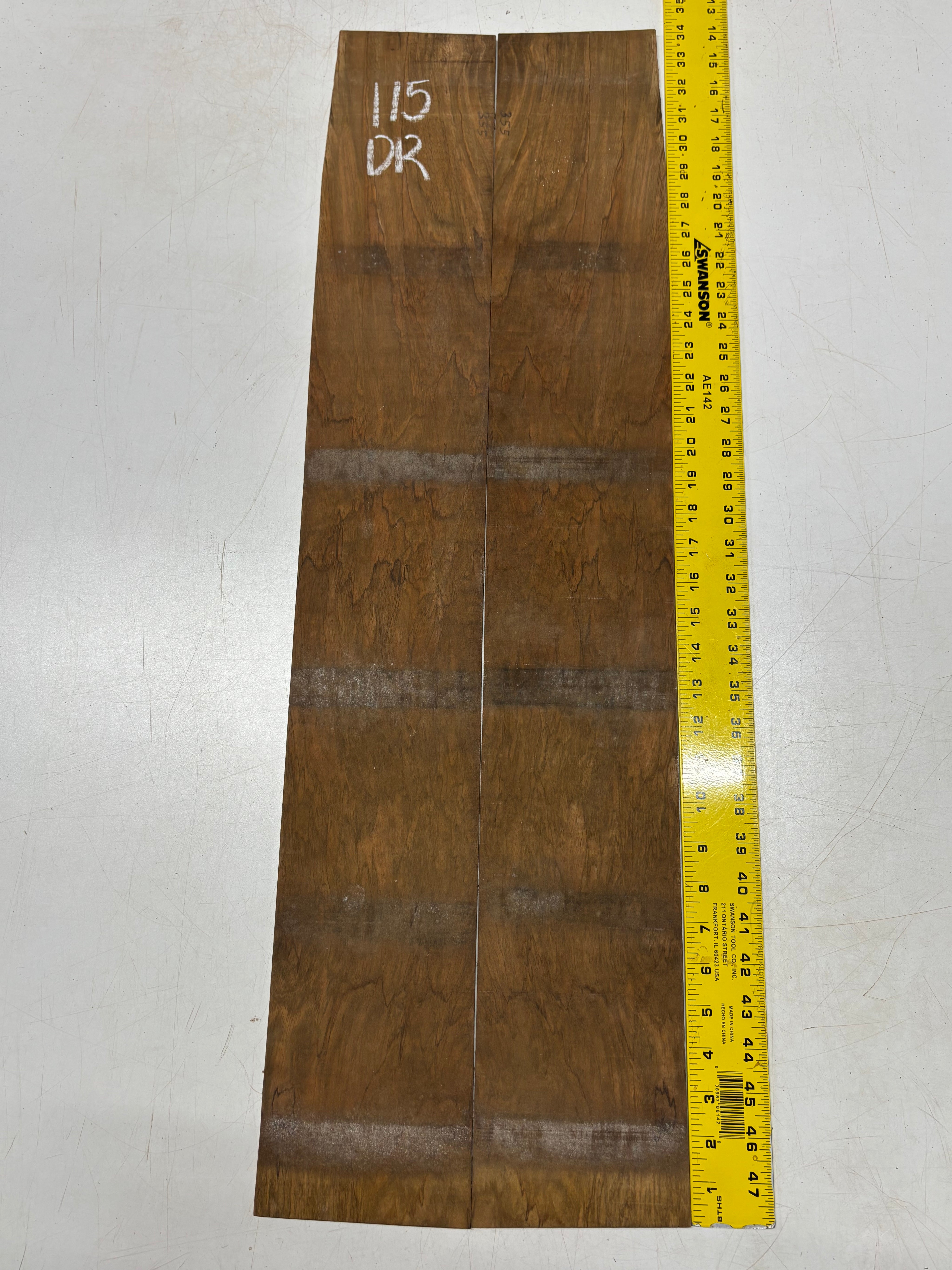 Figured Flame Mango Dreadnought Guitar Back and Side Set #115 - Exotic Wood Zone