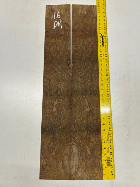 Figured Flame Mango Dreadnought Guitar Back and Side Set #116 - Exotic Wood Zone