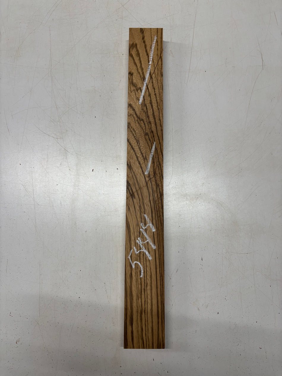 1 Piece, Zebrawood Lumber Board Blank 24" x 2-3/4" x 1-3/8" #5444