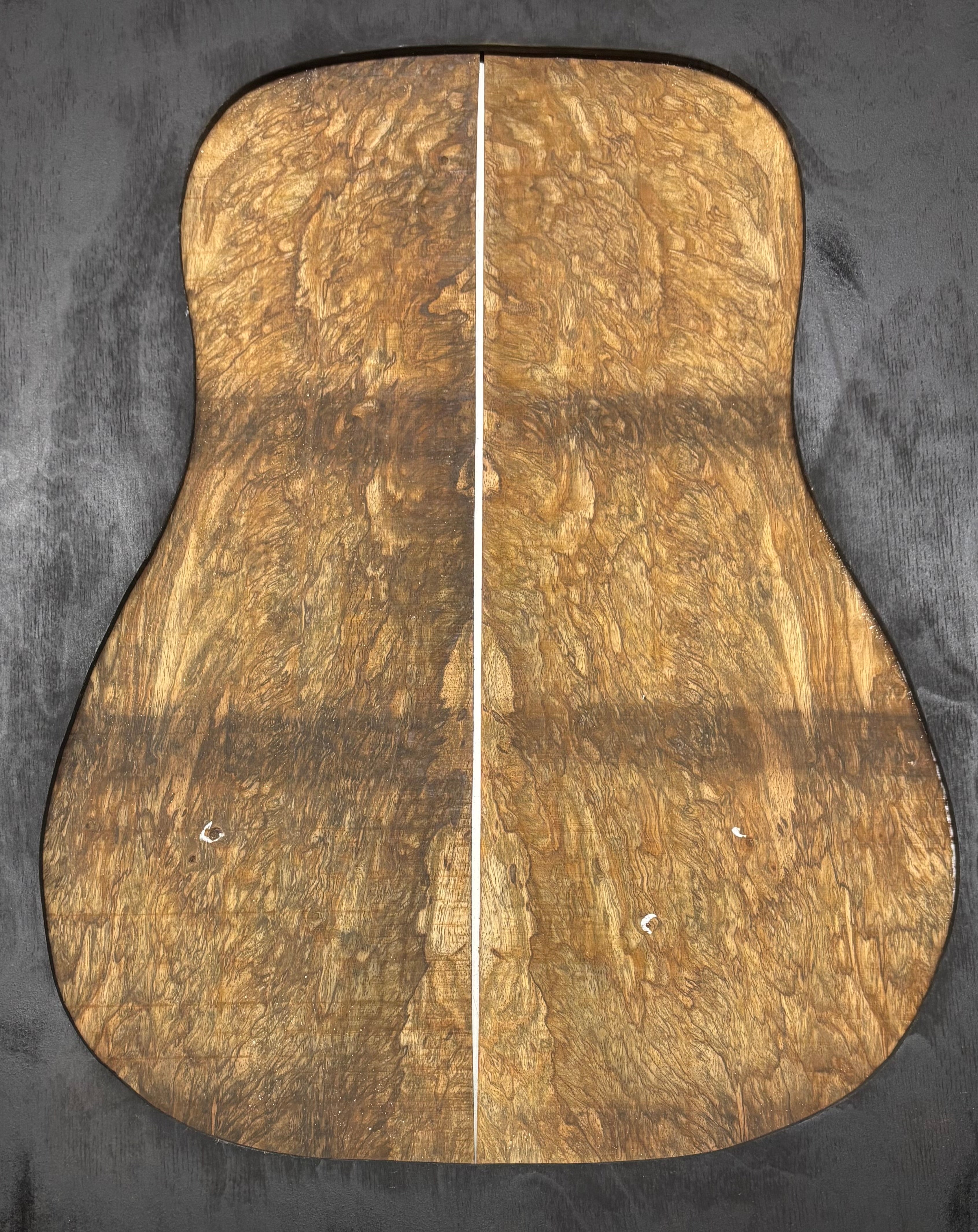 Figured Flame Mango Dreadnought Guitar Back and Side Set #117 - Exotic Wood Zone