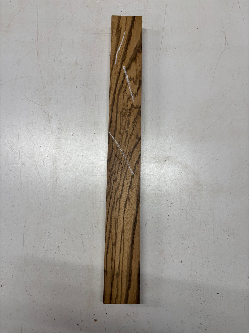 1 Piece, Zebrawood Lumber Board Blank 24" x 2-3/4" x 1-3/8" #5444