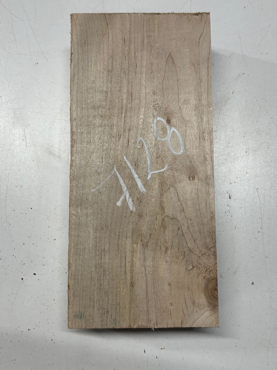 1 Piece, Ambrosia Maple Lumber Board Blank 12-1/2"x5-3/4"x2-7/8"#7128