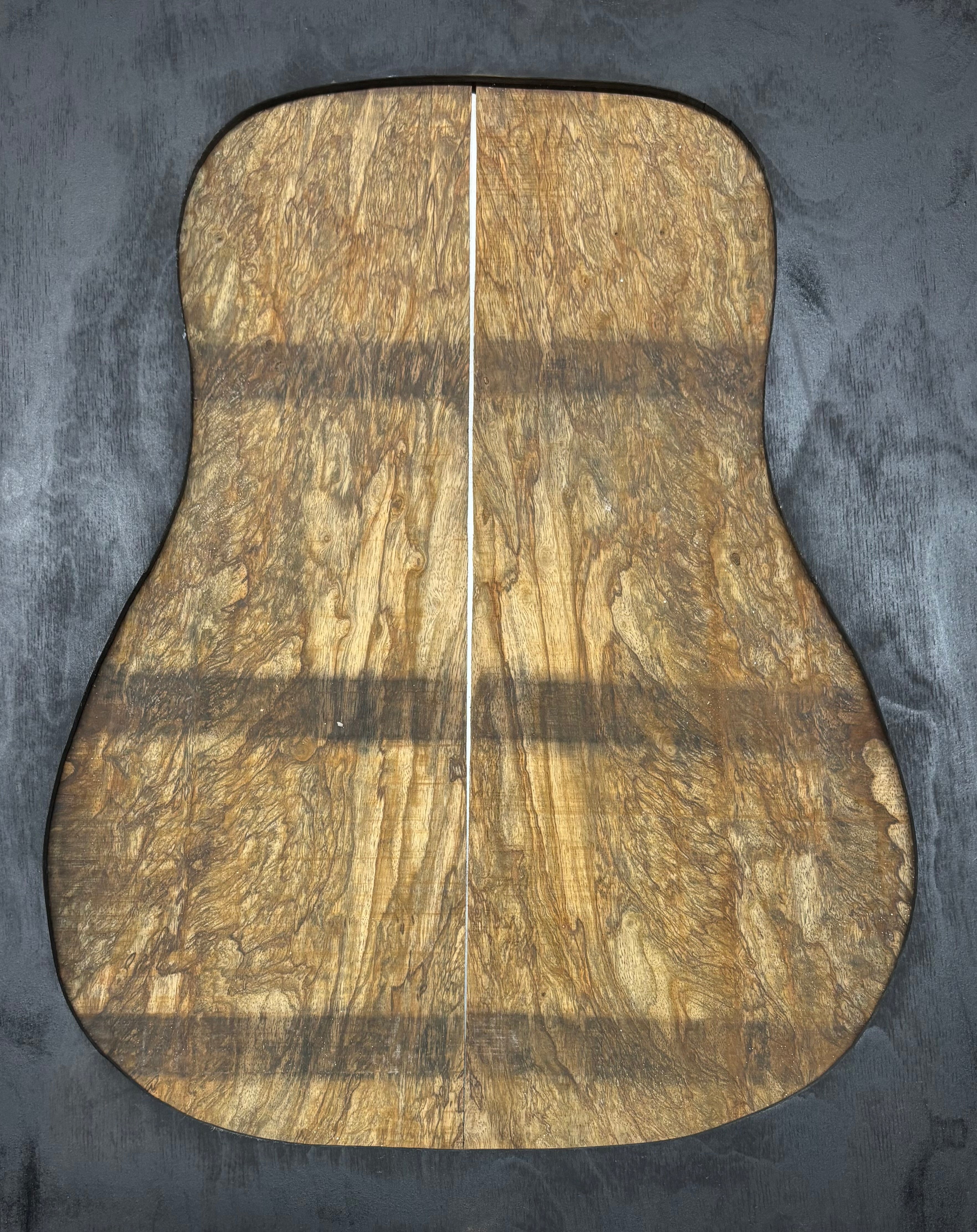 Figured Flame Mango Dreadnought Guitar Back and Side Set #118 - Exotic Wood Zone