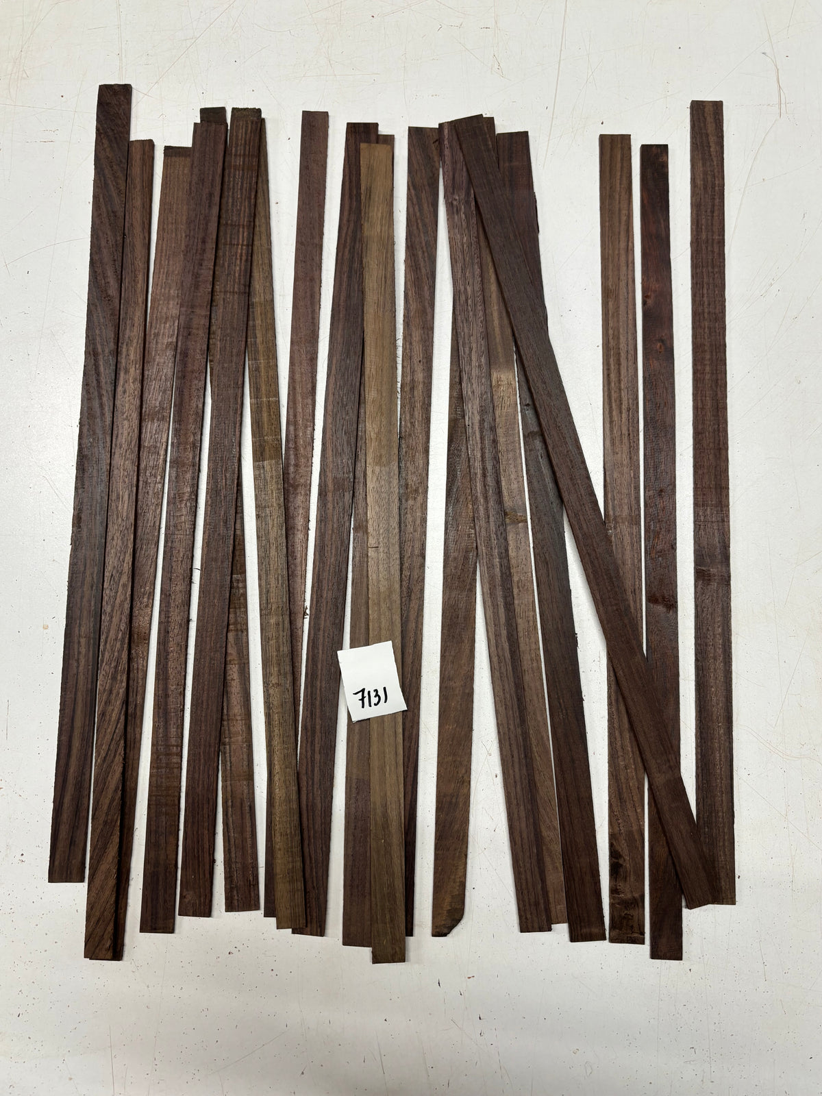 20 Pack, Indian Rosewood Stick Blanks 21"x3/4"x1/8"#7131 - Exotic Wood Zone