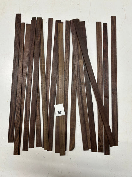 20 Pack, Indian Rosewood Stick Blanks 21"x3/4"x1/8"#7131 - Exotic Wood Zone